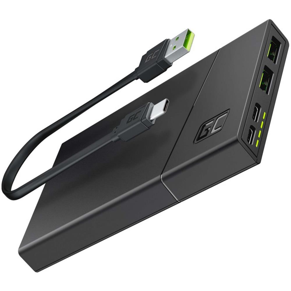 Powerbank Caricatore 10000mah Quick Charge Ricarica Rapida Pd 18w 4 Porte Usb - Foto 9