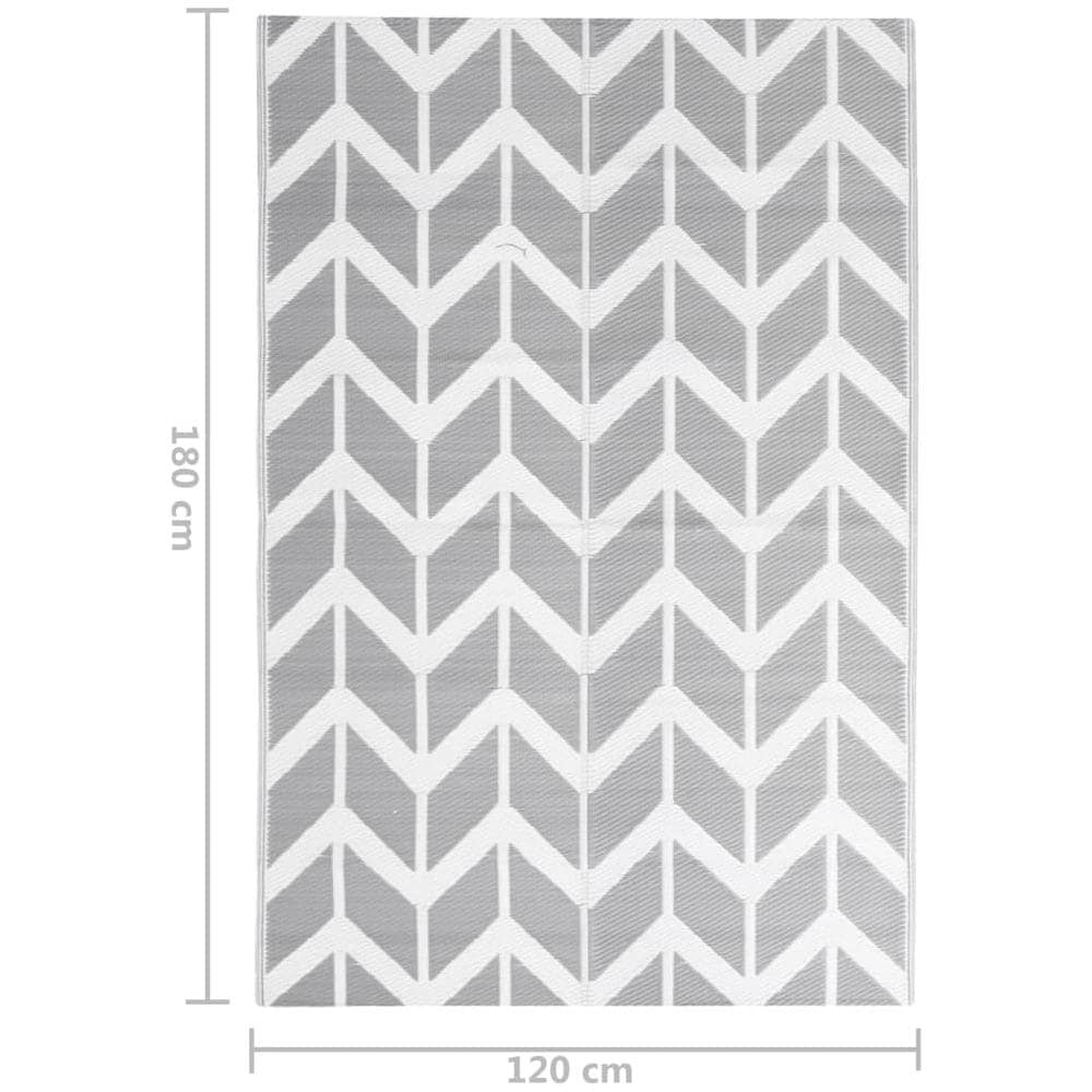 Tappeto Da Esterni Grigio 120x180 Cm In Pp - Foto 6