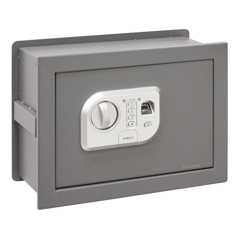 Print 141520 Cassaforte A Muro On Apertura Elettronica Con Impronta Digitale O Con Codice | Cassaforte Biométrica Da Incaso A Parete Con Fondo Estensibile | 26 X 35 X 15/25 Cm - Foto 2