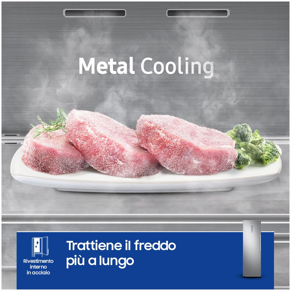 Congelatore Verticale RZ32C7BBES9/EF Classe E Capacità Netta 323 Litri Colore Metal Inox - Foto 11