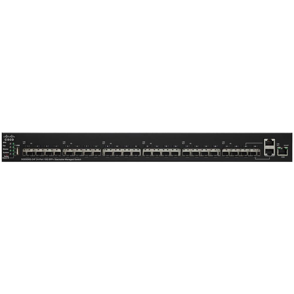 Cisco Sg550xg-24f 24-port 10g Sfp+ Stackable Managed In - Foto 1