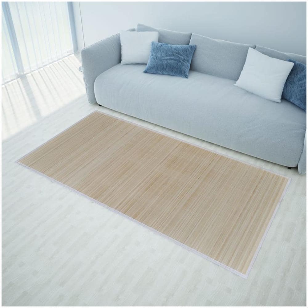 Tappeto Rettangolare in Bamb? Naturale 120 x 180 cm - Foto 2