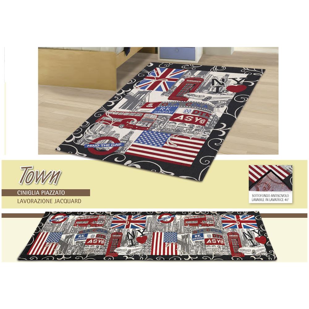 Tappeto Da Salotto E Da Camera Disegno Town 85x150 Town - Foto 1
