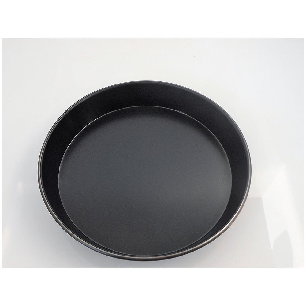 Teglia Tonda Da Forno In Ferro Blu, diametro 28 Cm Altezza 3,5 Cm. - Foto 1