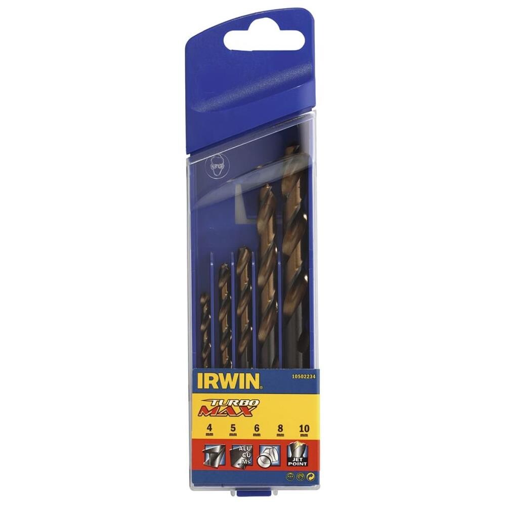 Hss Turbomax Set Puntetrapano 4/5/6/8/10 Mm 5 Pezzi - Foto 2