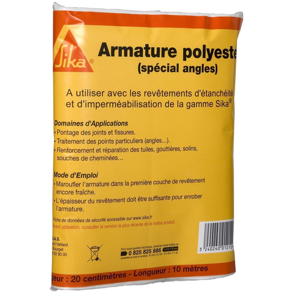 Rafforzamento Dell'impermeabilizzazione Di Piastrelle E Piastrelle Sika Angolo Speciale Sikarmature - 0,20 Mx 10 M - Foto 1