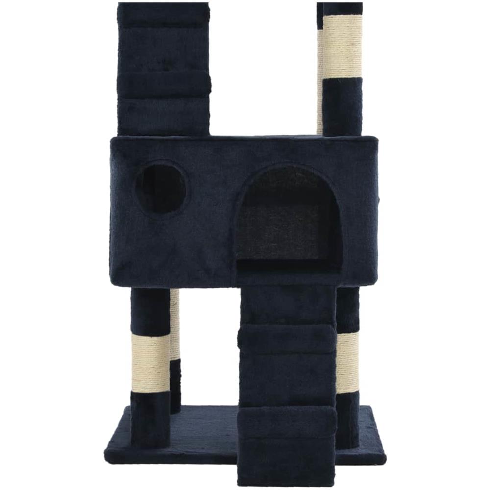 Albero Per Gatti Con Tiragraffi In Sisal 170 Cm Blu - Foto 7