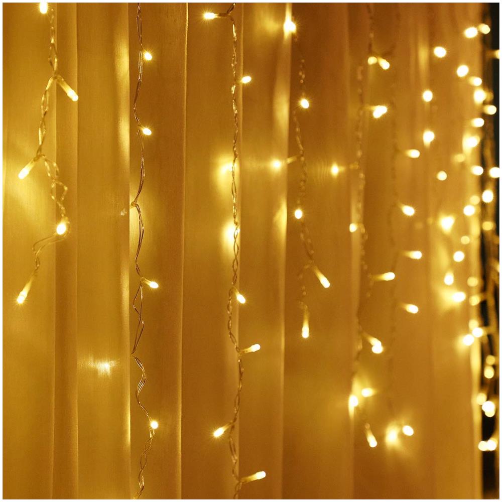 10m 400er Led Luci Stringa 48 Stringe, 50-80cm / ogni + 3m Cavo Di Alimentazione, Stringa Decorativa Led Con Sicurezza 31v - Foto 2