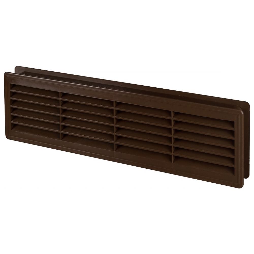 120x440mm Interno Porta Griglia Ventilazione Griglia Sfiato Aria Collare Colore Marrone - Foto 1