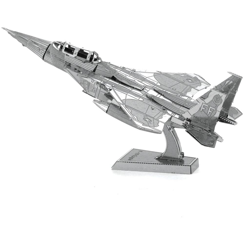 Metal Earth Boeing F-15 Eagle Puzzle Di Metallo 3d - Foto 2