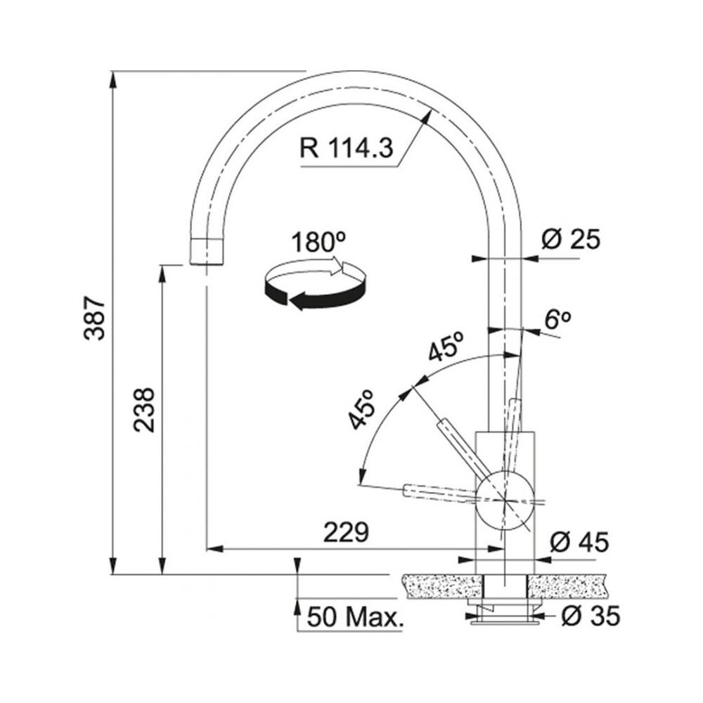 Miscelatore Eos Neo Colore Nero - Foto 2