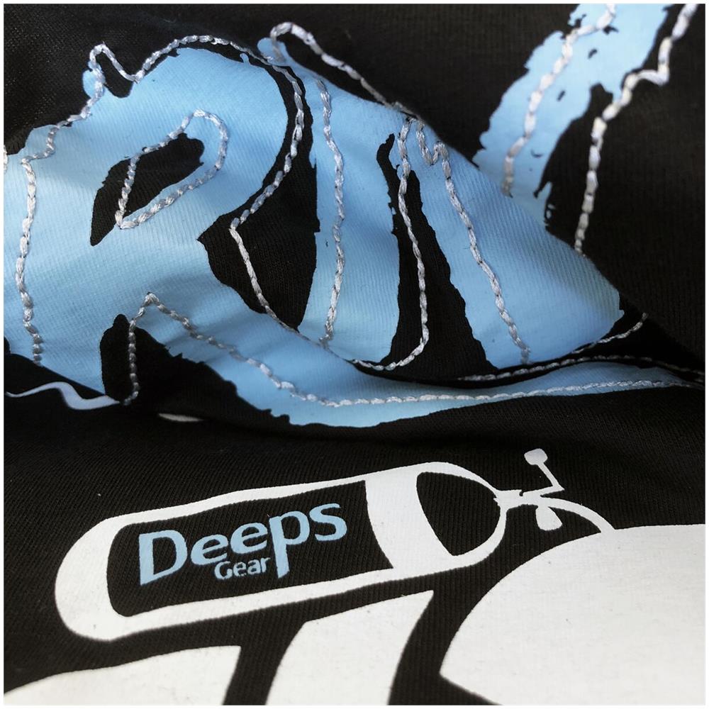 Deeps Gear T-shirt Born Scuba Diver, S, Bianco E Nero, I Subacquei Maglietta 030000101 - Foto 2