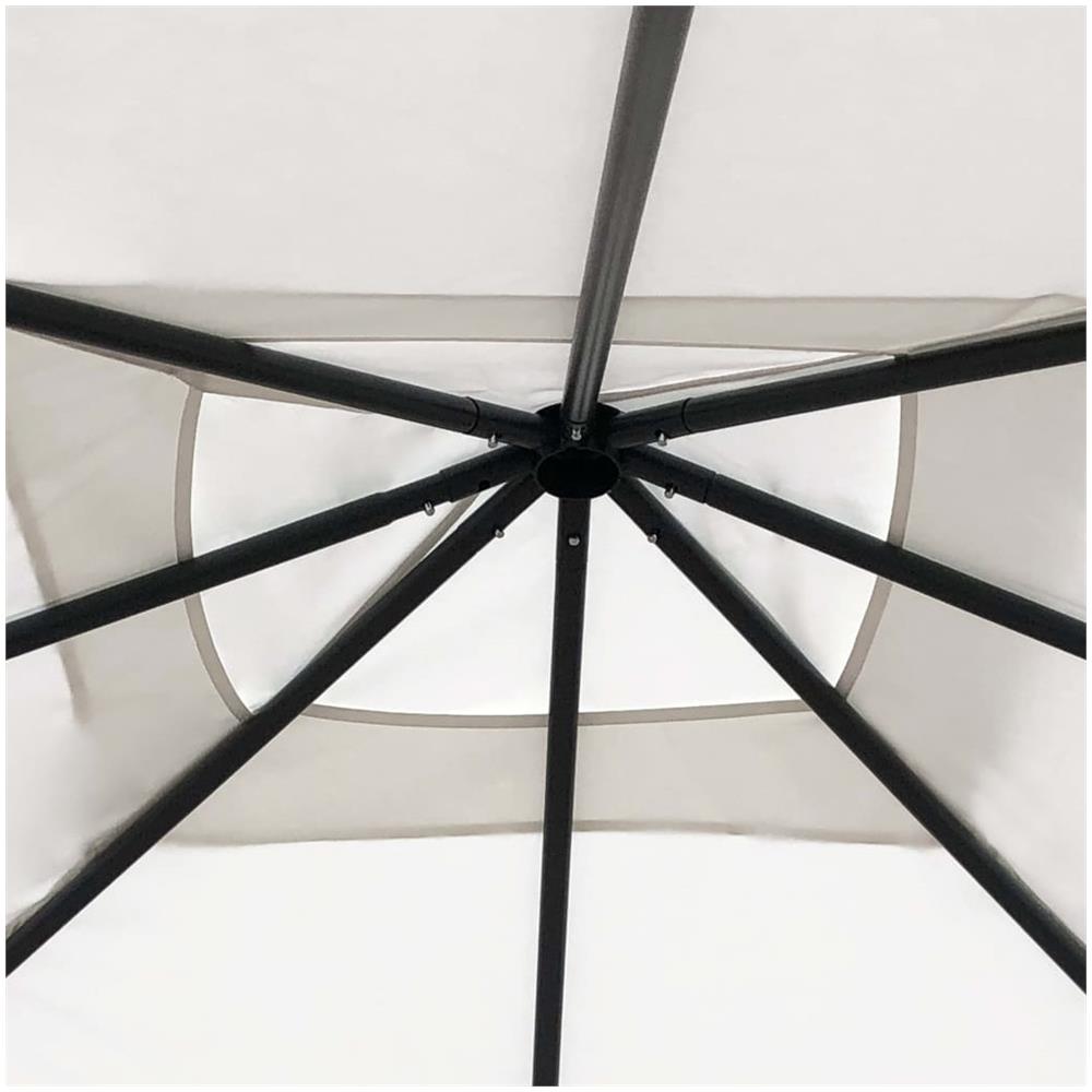 Gazebo 3x3x2,6 M Crema 160 G / m? - Foto 2