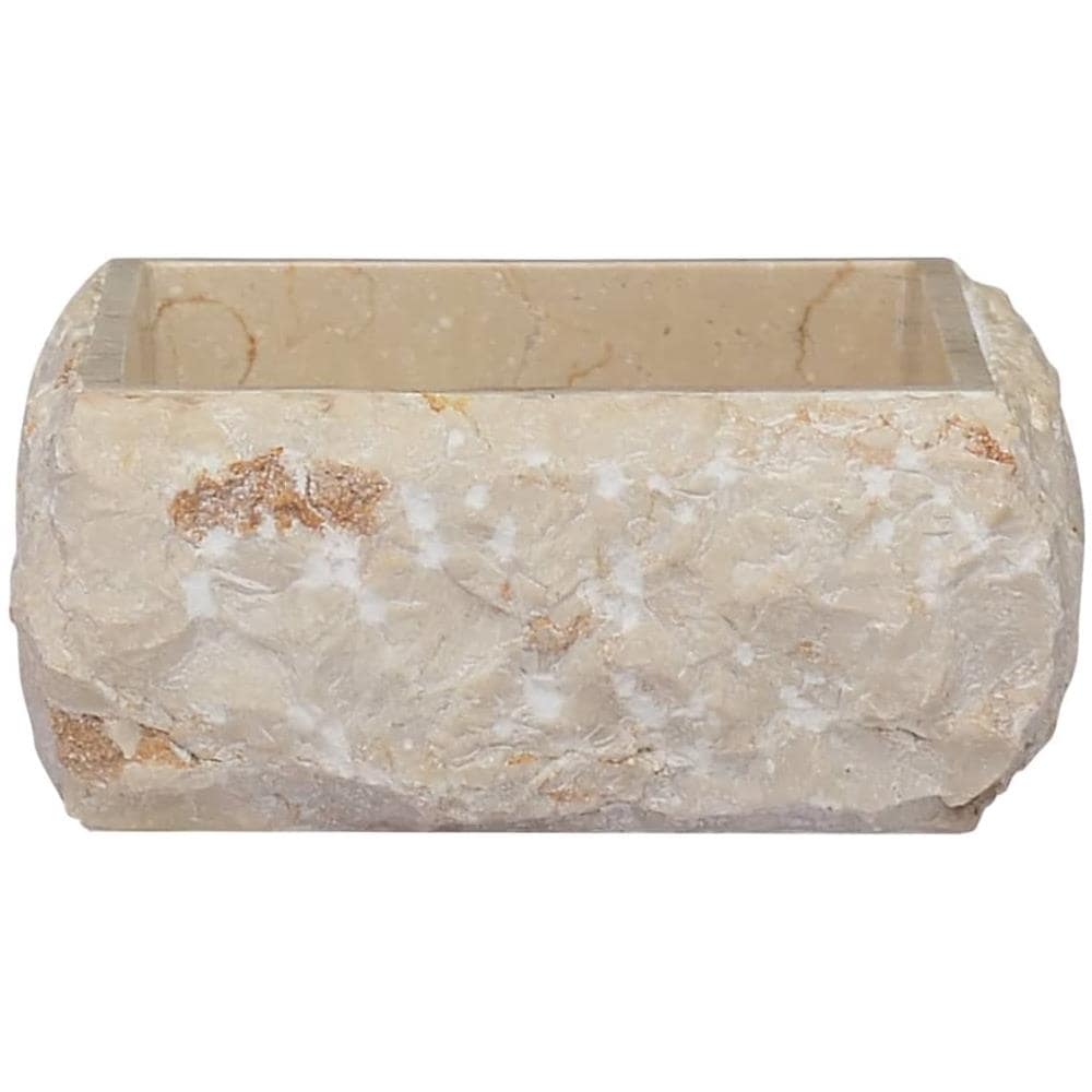 Lavandino Crema 30x30x13 cm in Marmo - Foto 2