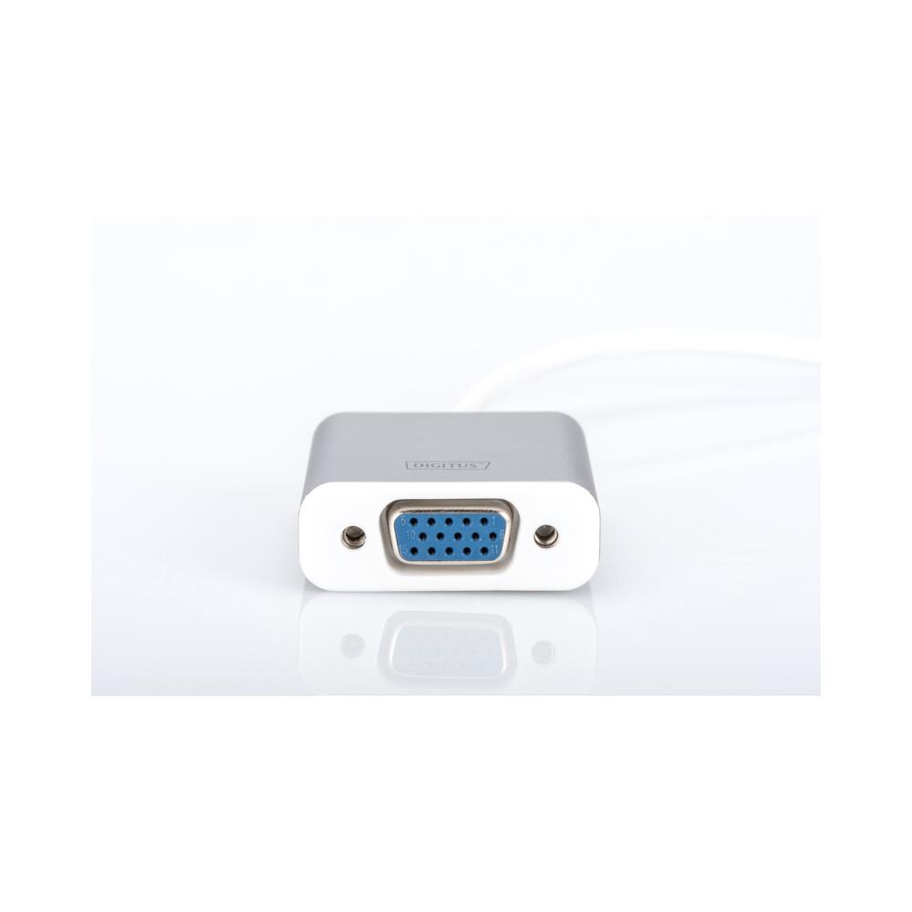 DA-70837 0.2m USB C VGA (D-Sub) Bianco cavo e adattatore video - Foto 3