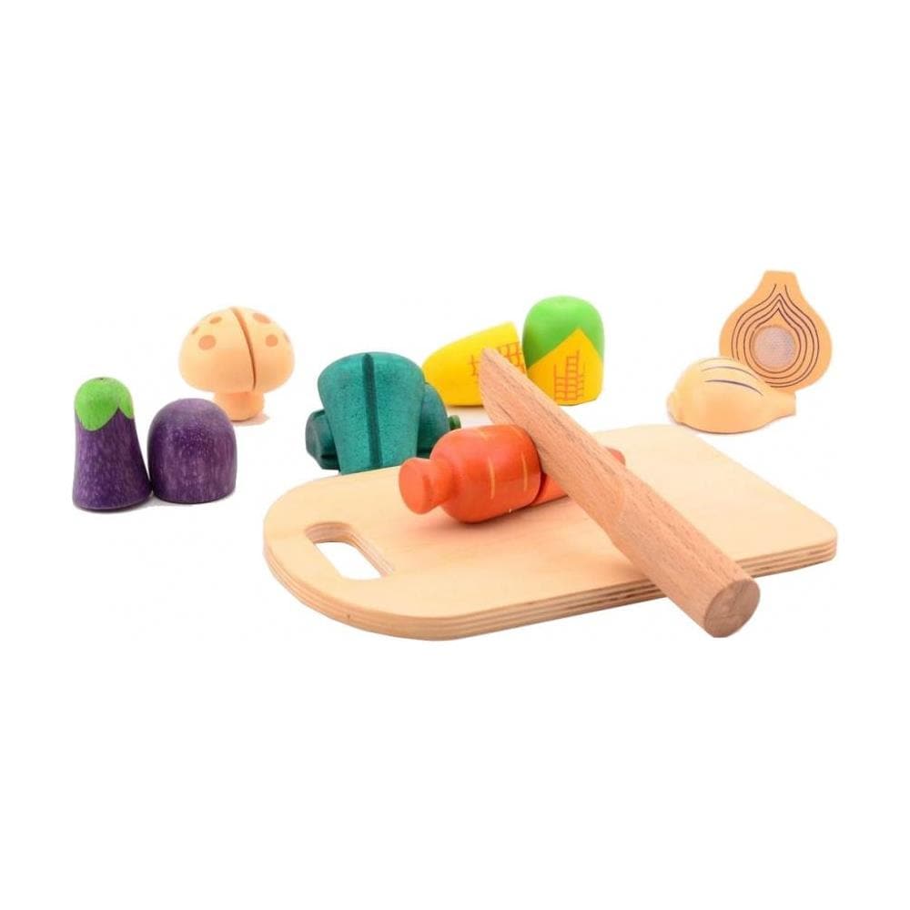 Verdure Tagliate In Legno 14 Pezzi - Foto 1
