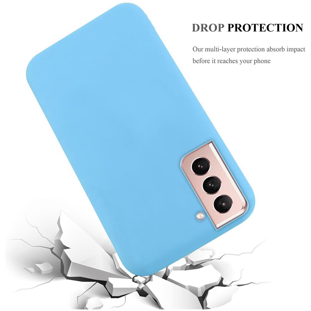 Custodia Compatibile Con Samsung Galaxy S21 Plus In Candy Blu - Coperchio Protettivo In Silicone Tpu Flessibile - Foto 8