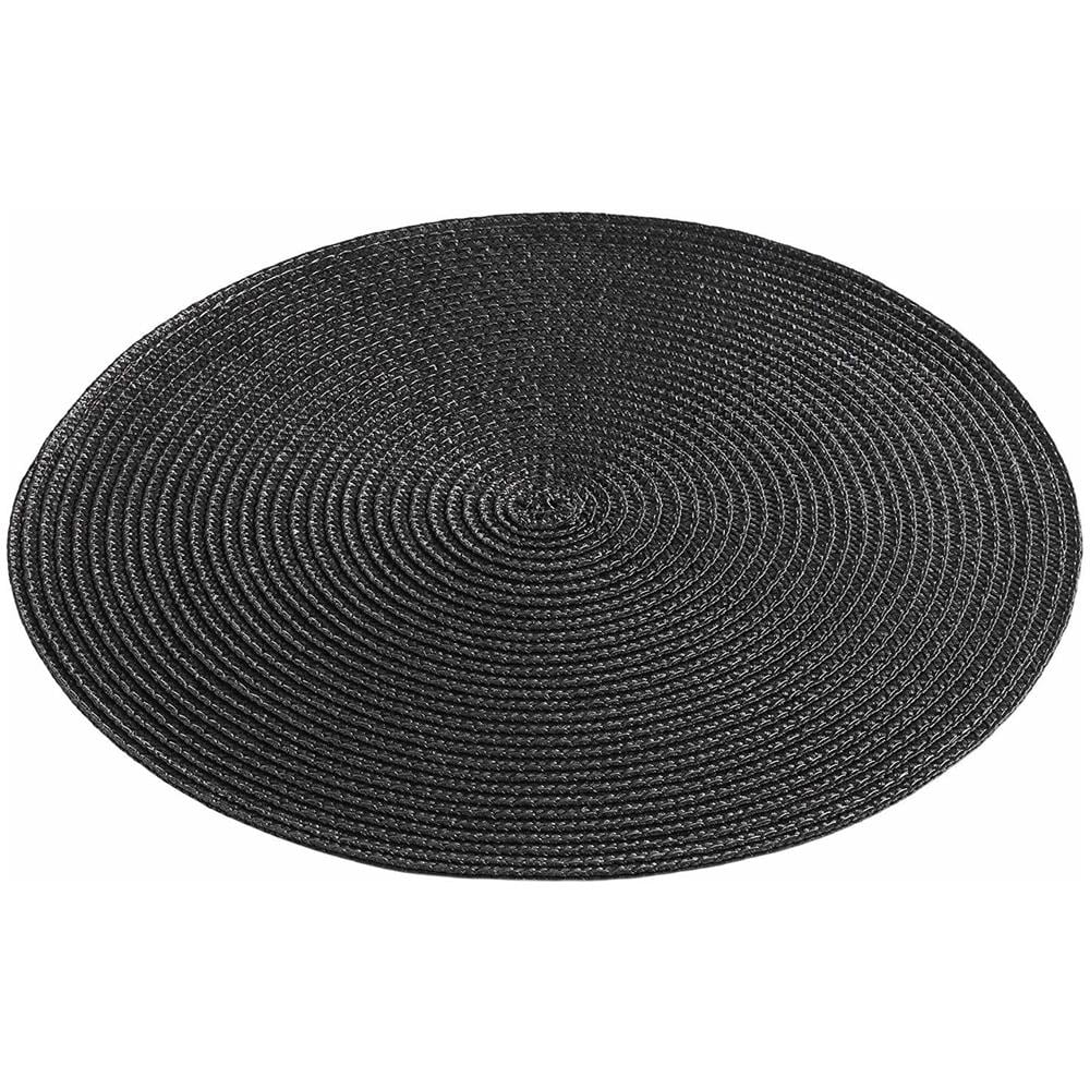 Rondella Da Tavola Rotonda, Ø 36 Cm, Colore Nero - Foto 1