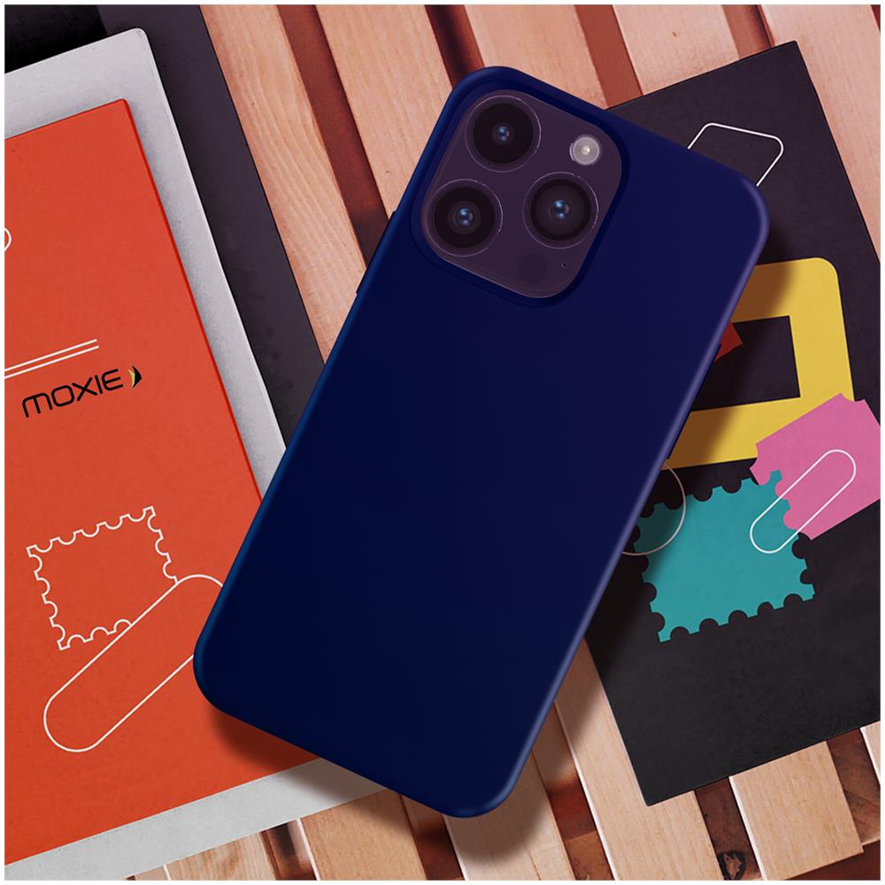 Cover Iphone 14 Pro Max Ibrida Semirigida Sottile Leggera Blu Oltremare - Foto 5