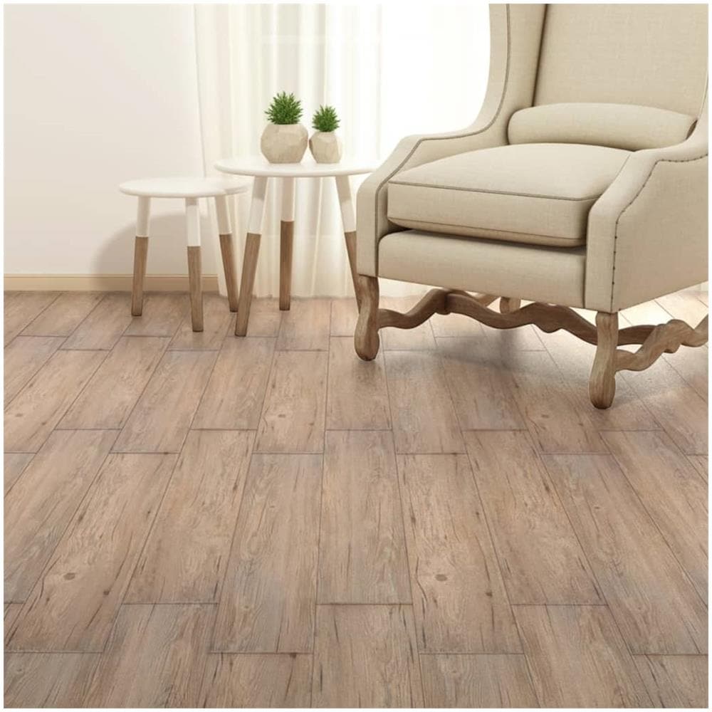 Listoni Pavimenti Autoadesivi In Pvc 2,51 M 2mm Rovere Marrone - Foto 1