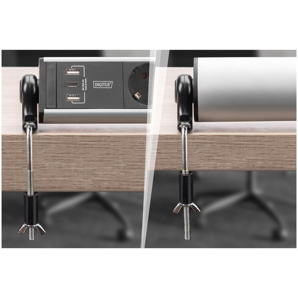 Presa multipla Office a 6 posti con 3 porte USB - Foto 2