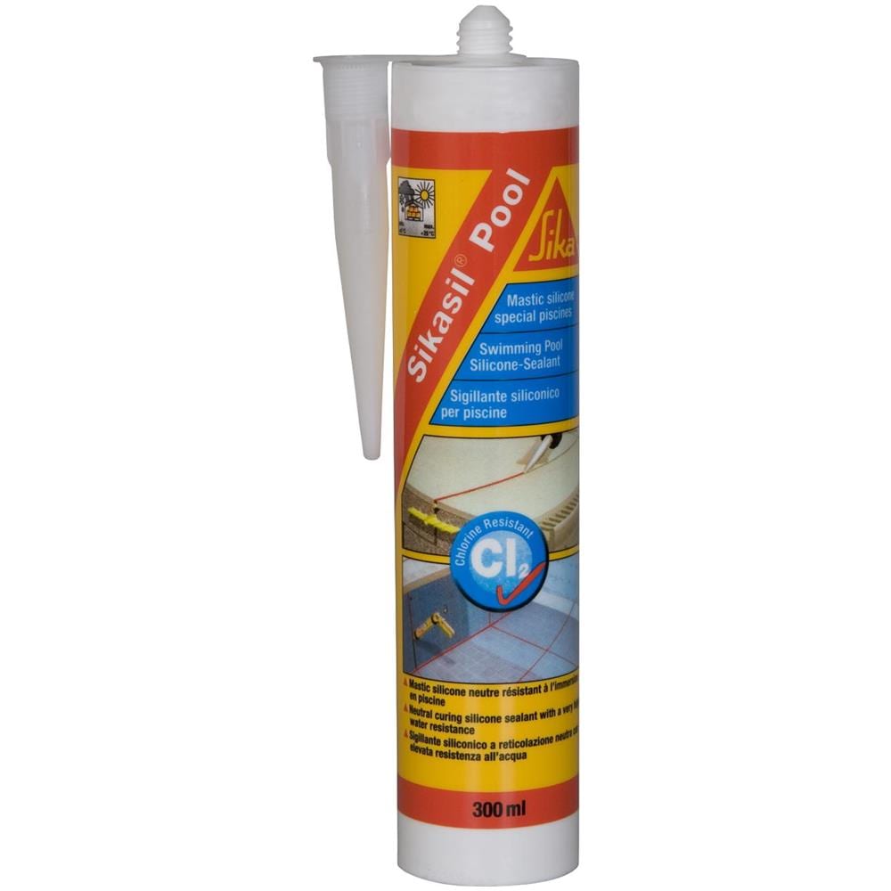 Sigillante Siliconico sil Pool - Bianco - 300ml - Foto 1