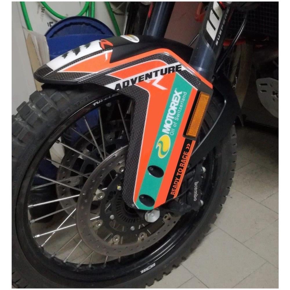 ADESIVI 3D PROTEZIONI LATERALI PARAFANGO compatibili per KTM 1090 ADVENTURE R