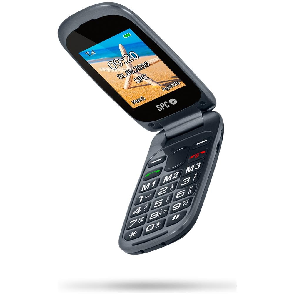Senior Phone Display 2.4" con Tasti Grandi + Tasto SOS Bluetooth Colore Nero - Foto 2