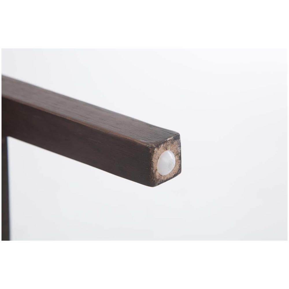 Sgabello Bar E Cucina Louise Chesterfield I Sgabello Alto Imbottito in Tessuto I Sgabello Capitonné Design Elegante I Sedia Bancone Cucina Marrone Base Antico - Foto 4