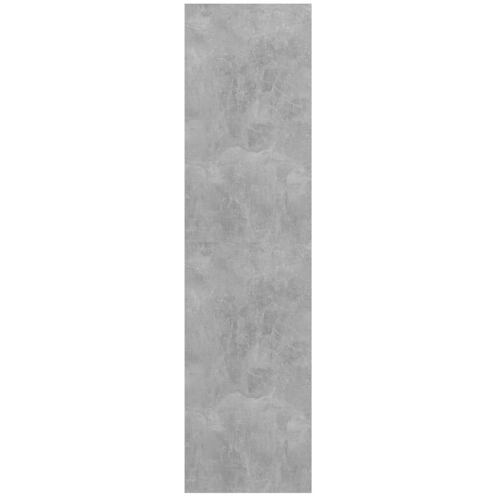 Mobile TV Parete Grigio Cemento 37x37x142,5cm Legno Multistrato - Foto 8