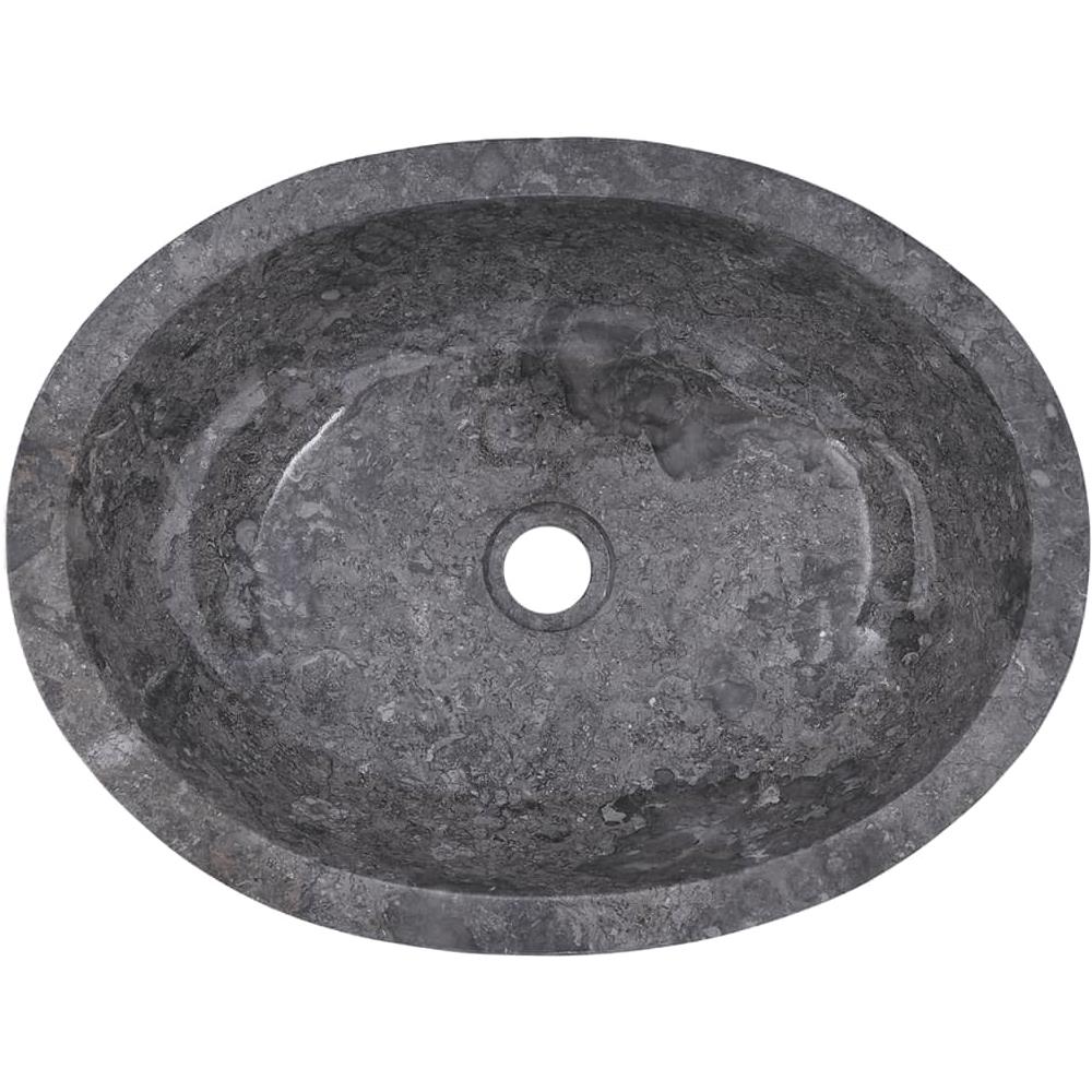 Lavandino Grigio 53x40x15 cm in Marmo - Foto 2