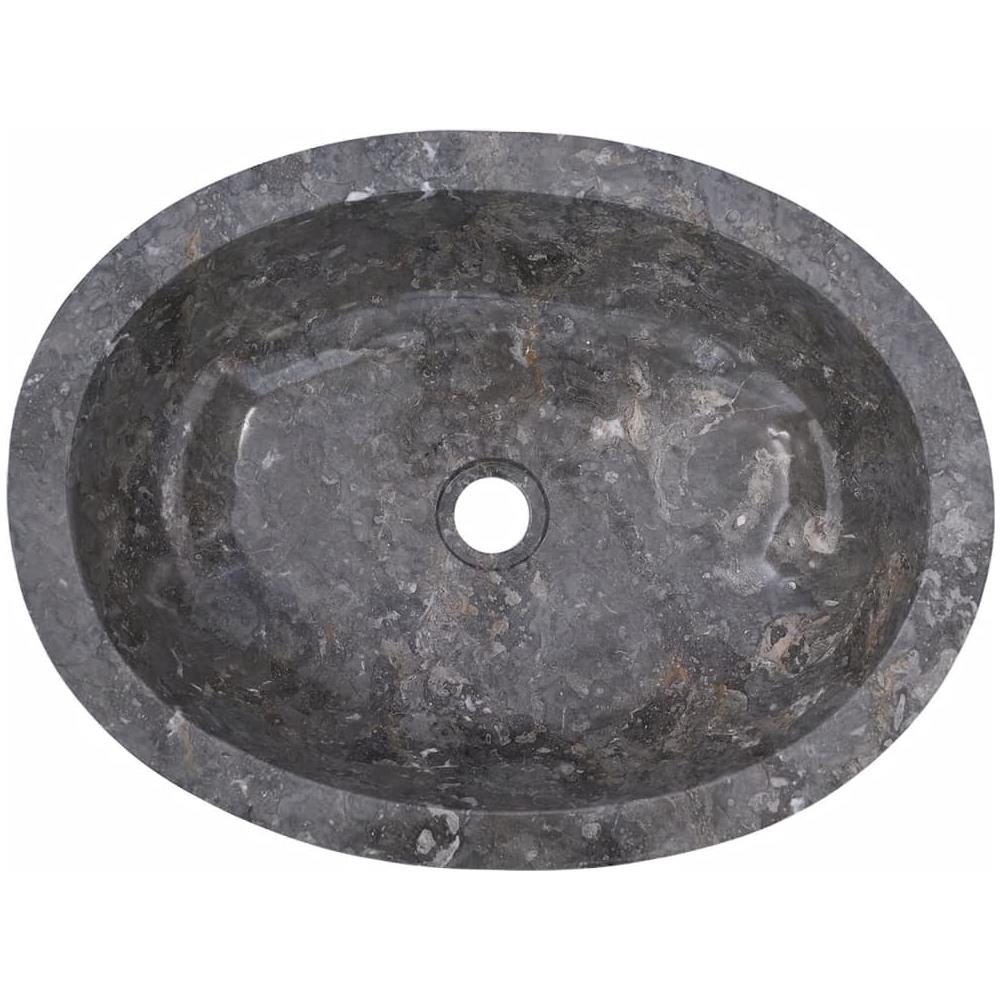 Lavandino Grigio 53x40x15 cm in Marmo - Foto 10