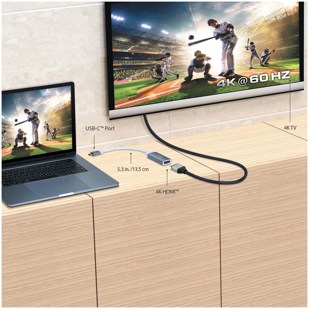 JCA153G cavo di interfaccia e adattatore USB Type-C HDMI Grigio, Bianco - Foto 8