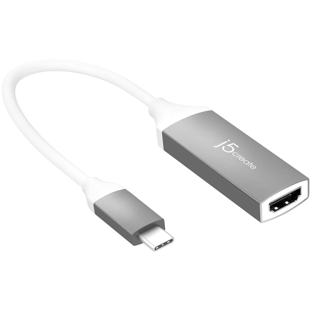 JCA153G cavo di interfaccia e adattatore USB Type-C HDMI Grigio, Bianco - Foto 2