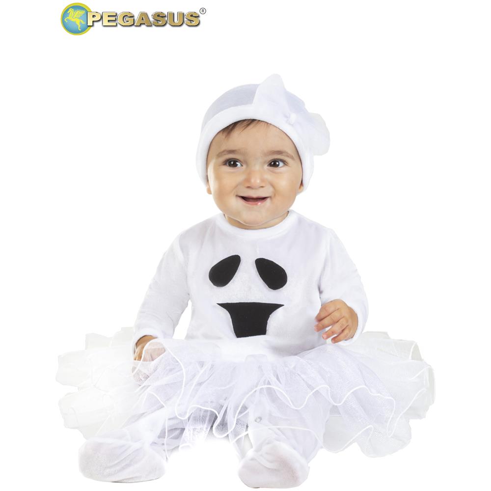 Piccola Fantasma Neonata Di Halloween Tg 7/9 Mesi - Foto 1