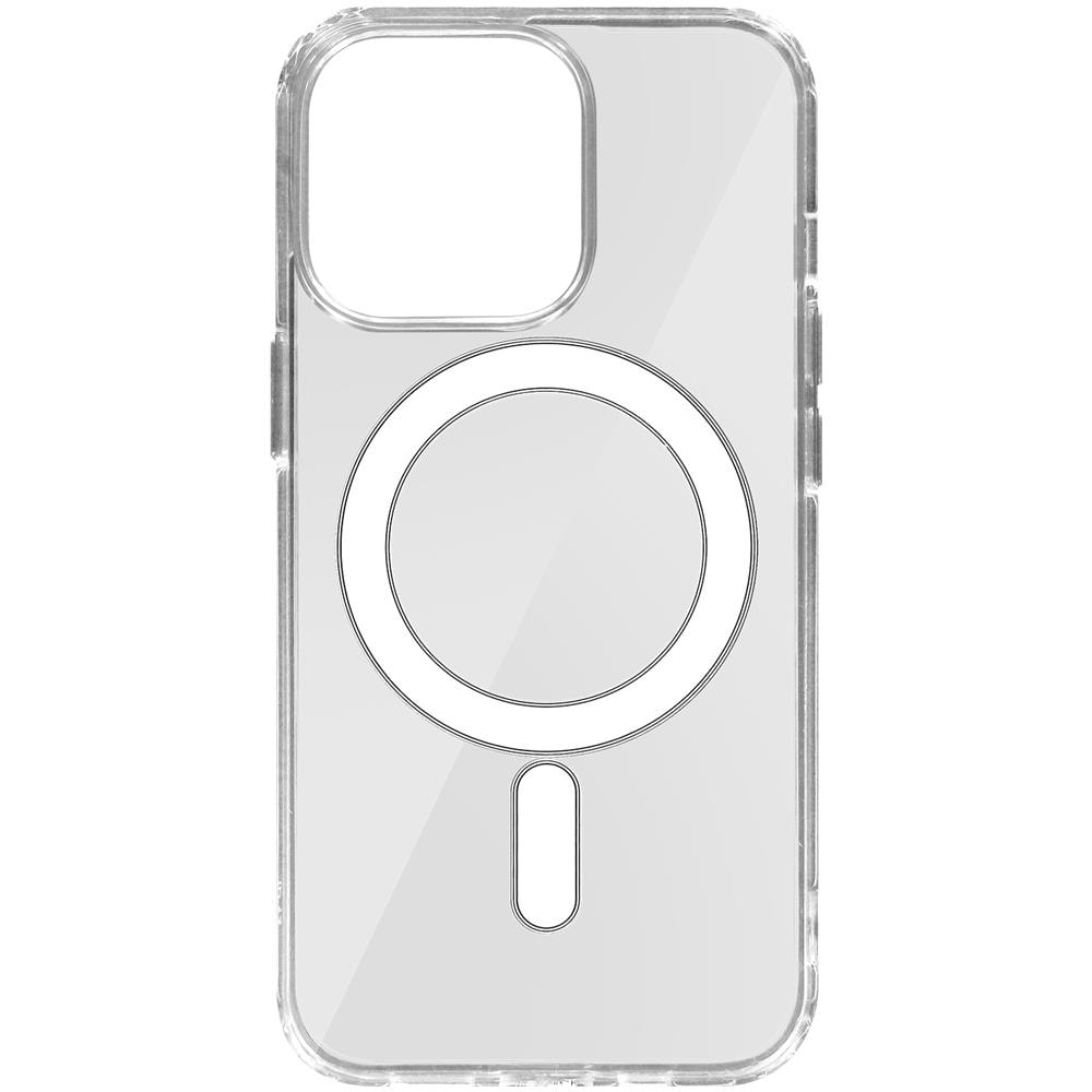 Cover Per Iphone 14 Pro Max Con Cerchio Compatibile Magsafe Trasparente - Foto 5