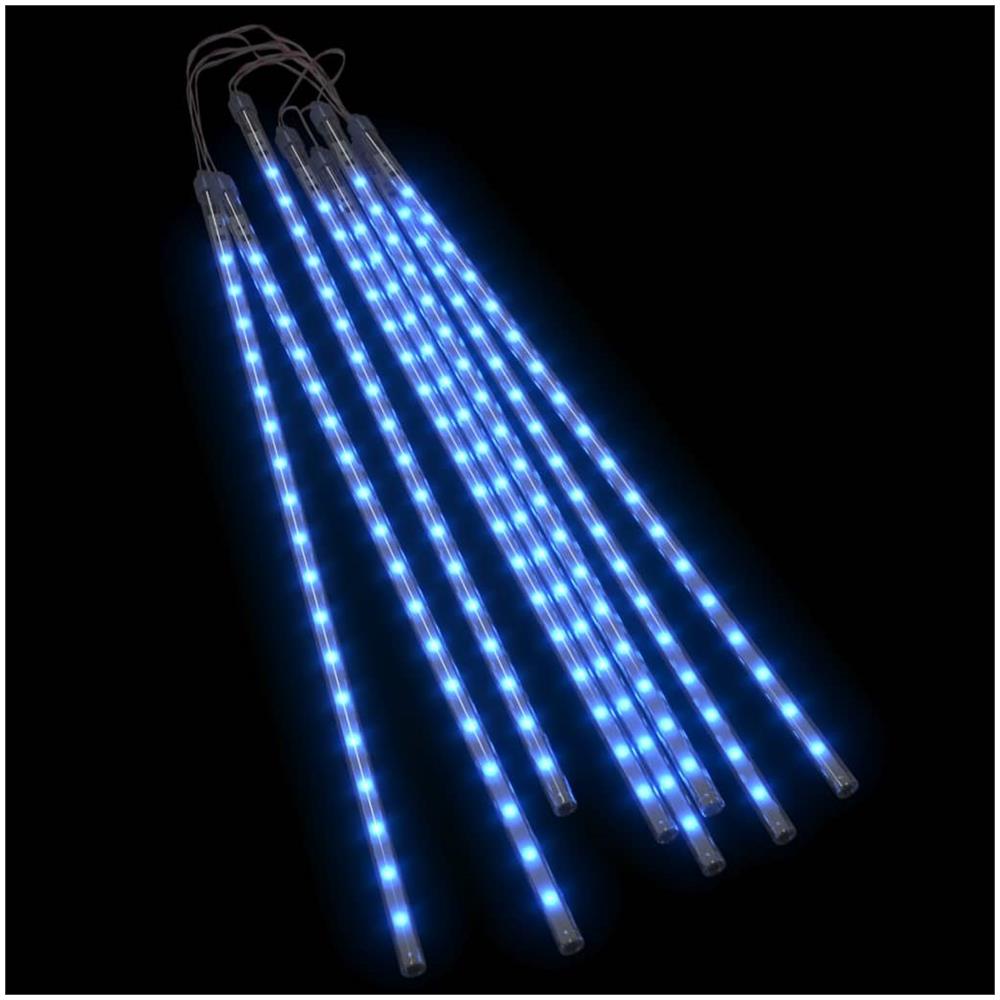 Luci Meteoriche 8 pz 50cm Blu 288 LED Interni Esterni - Foto 2