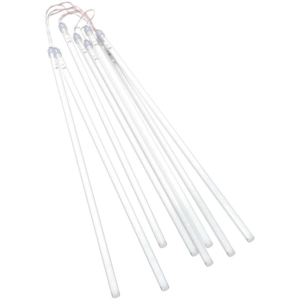 Luci Meteoriche 8 pz 50cm Blu 288 LED Interni Esterni - Foto 3