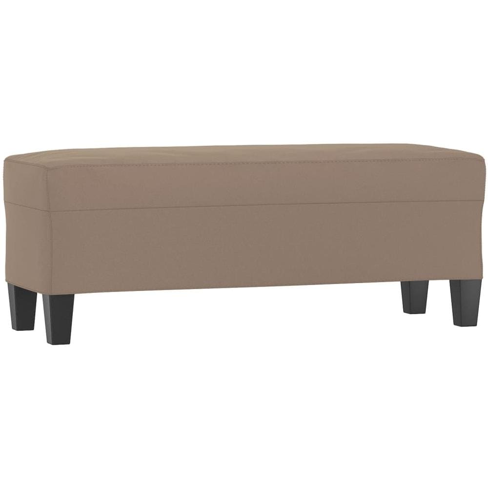 Panca Tortora 100x35x41 Cm In Microfibra - Foto 2