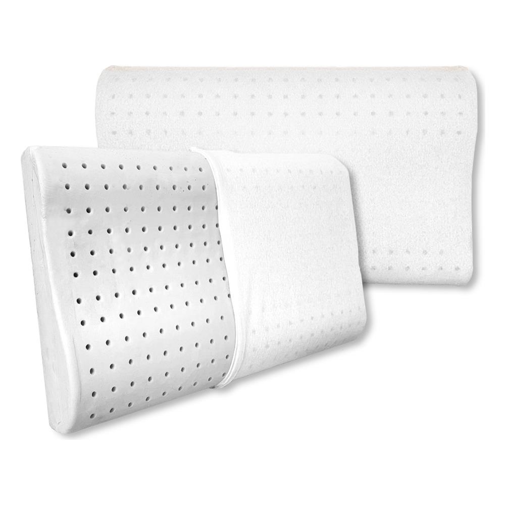 Coppia Di Cuscini Ortocervicali In Memory Forato Traspirante A Doppia Onda Per Cervicale - Foto 1