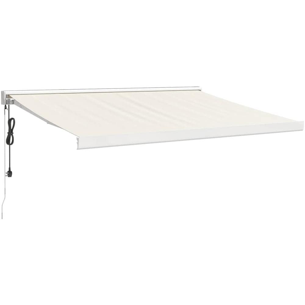 Tenda Da Sole Retrattile Crema 3,5x2,5 M In Tessuto E Alluminio - Foto 1