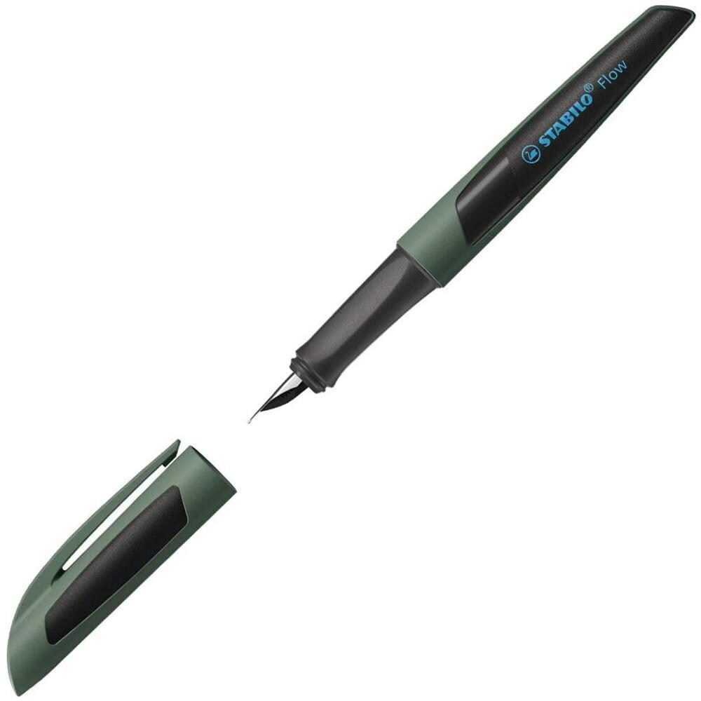 Flow SPORTY - Penna Stilografica - in Muschio /Nero - 1 penna - Cartuccia inclusa - Foto 2