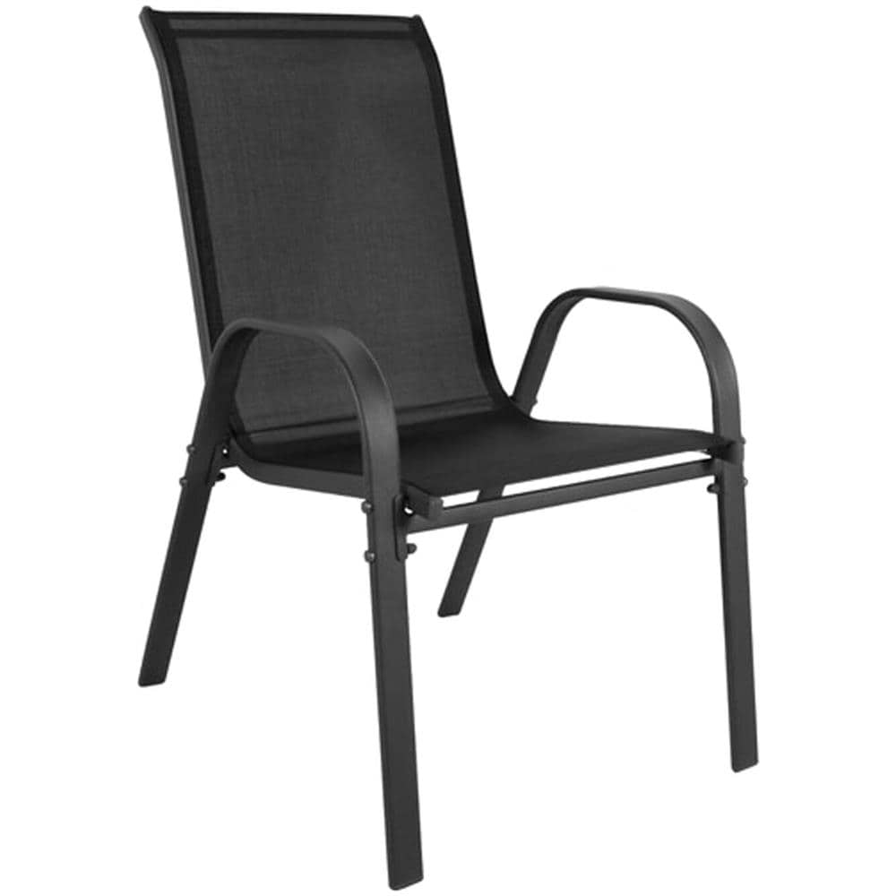 Modern SOFIA Chair - Set da 4 sedie da giardino, patio e balcone nere - Foto 2