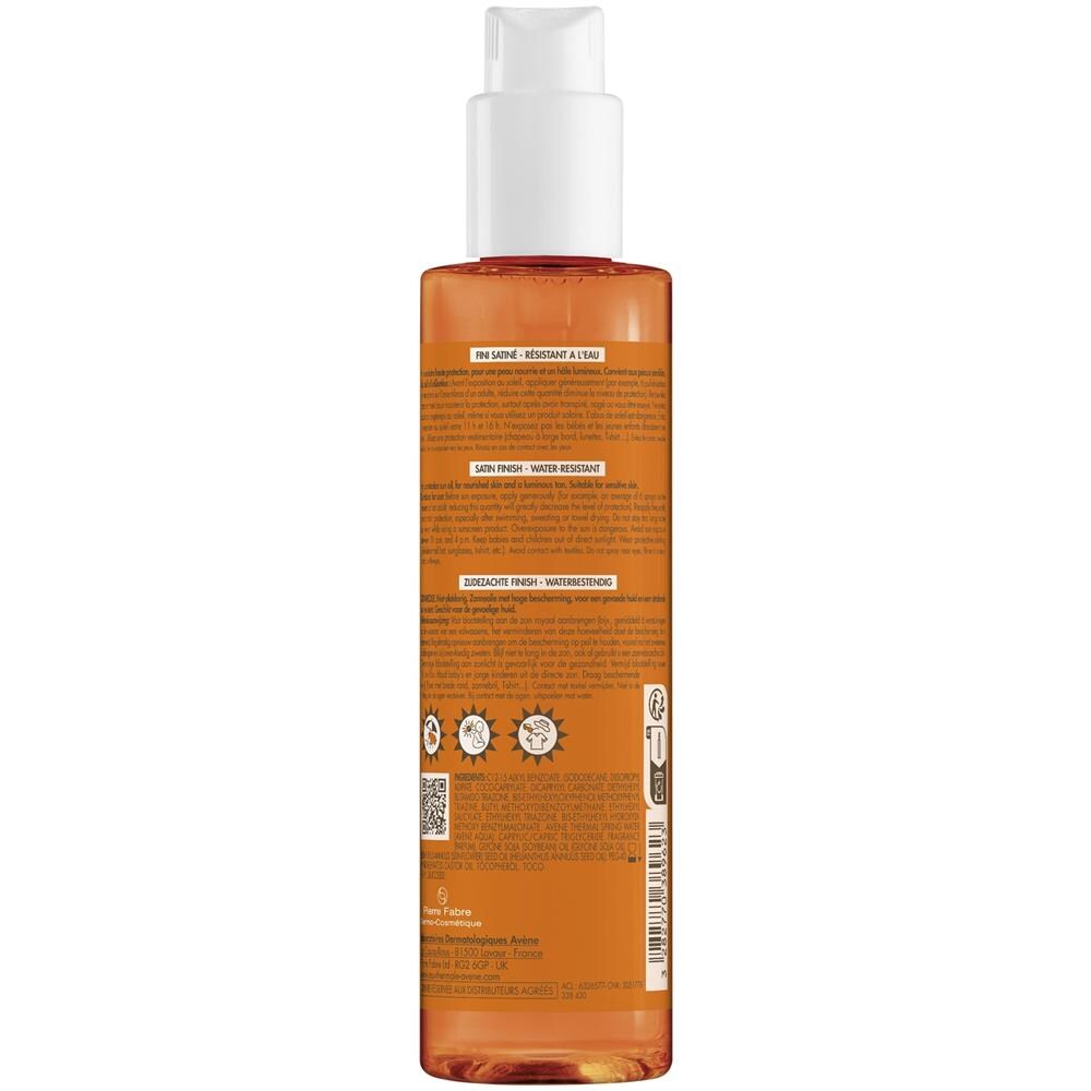 Eau Thermale Avene Solare Olio SPF 30 200ML Nuovo Pack - Foto 2
