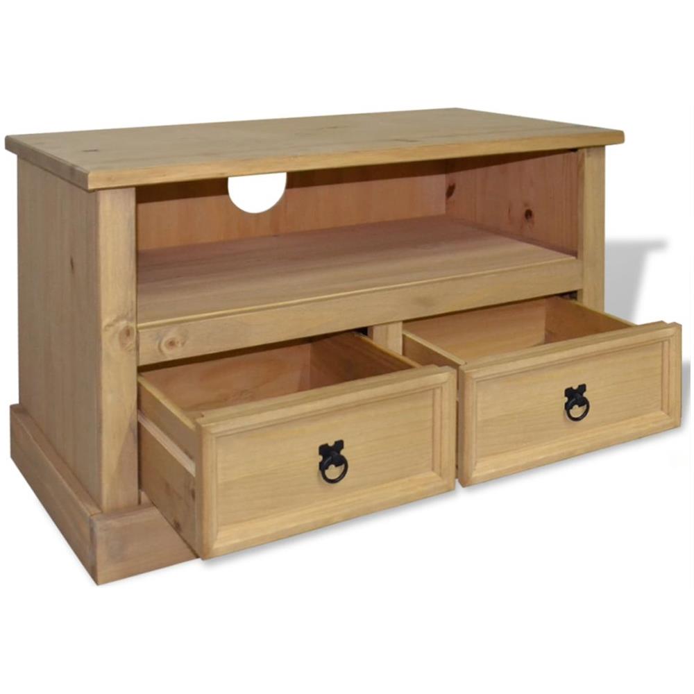 vidaXL Mobile Porta TV Legno Pino Messicano Corona Range Armadietto Credenza