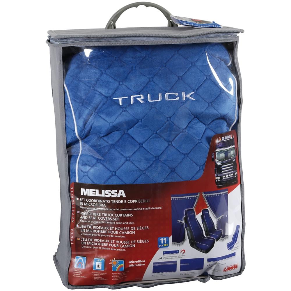 Set Interni Melissa Blu In Microfibra Per Camion - Foto 6