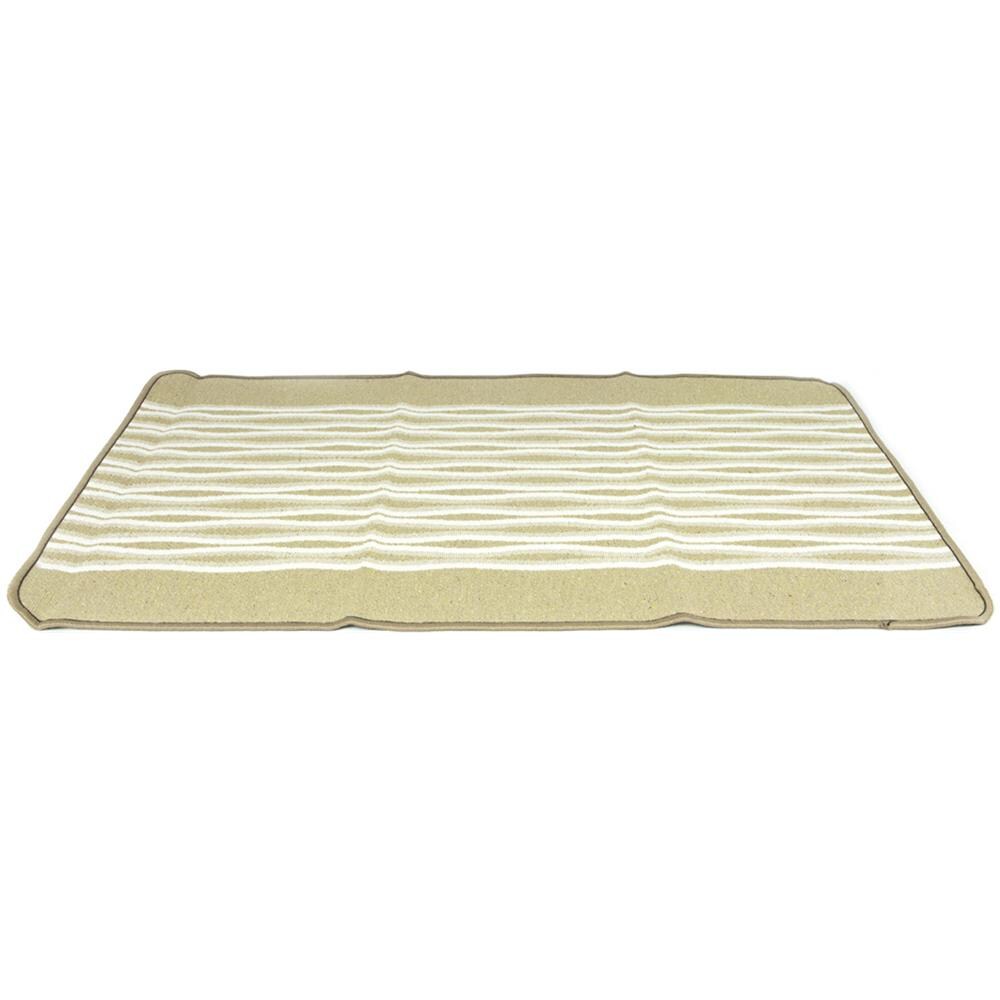 Tappeto Antiscivolo Disegno Ondina Colore Beige Modello O.B. 60x110 Beige - Foto 1