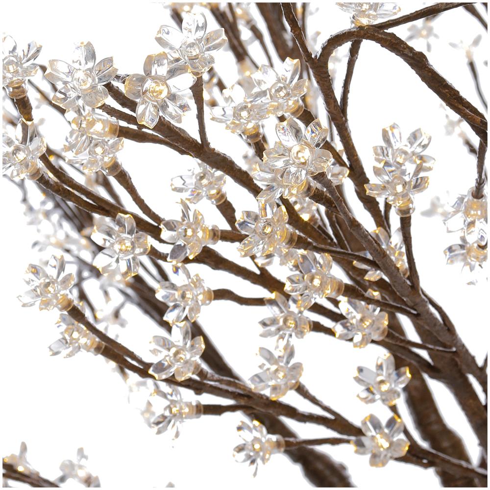 Melo Fiorito In Abs, Da 120 Cm, Con 360 Luci Led Marrone - Foto 2