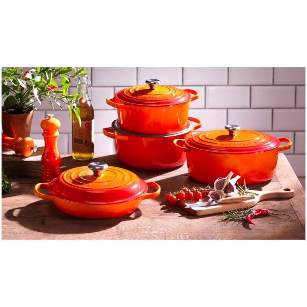 Casseruola Ovale Evolution In Ghisa 27 Cm Colore Rosso Ciliegia Cocotte - Foto 2