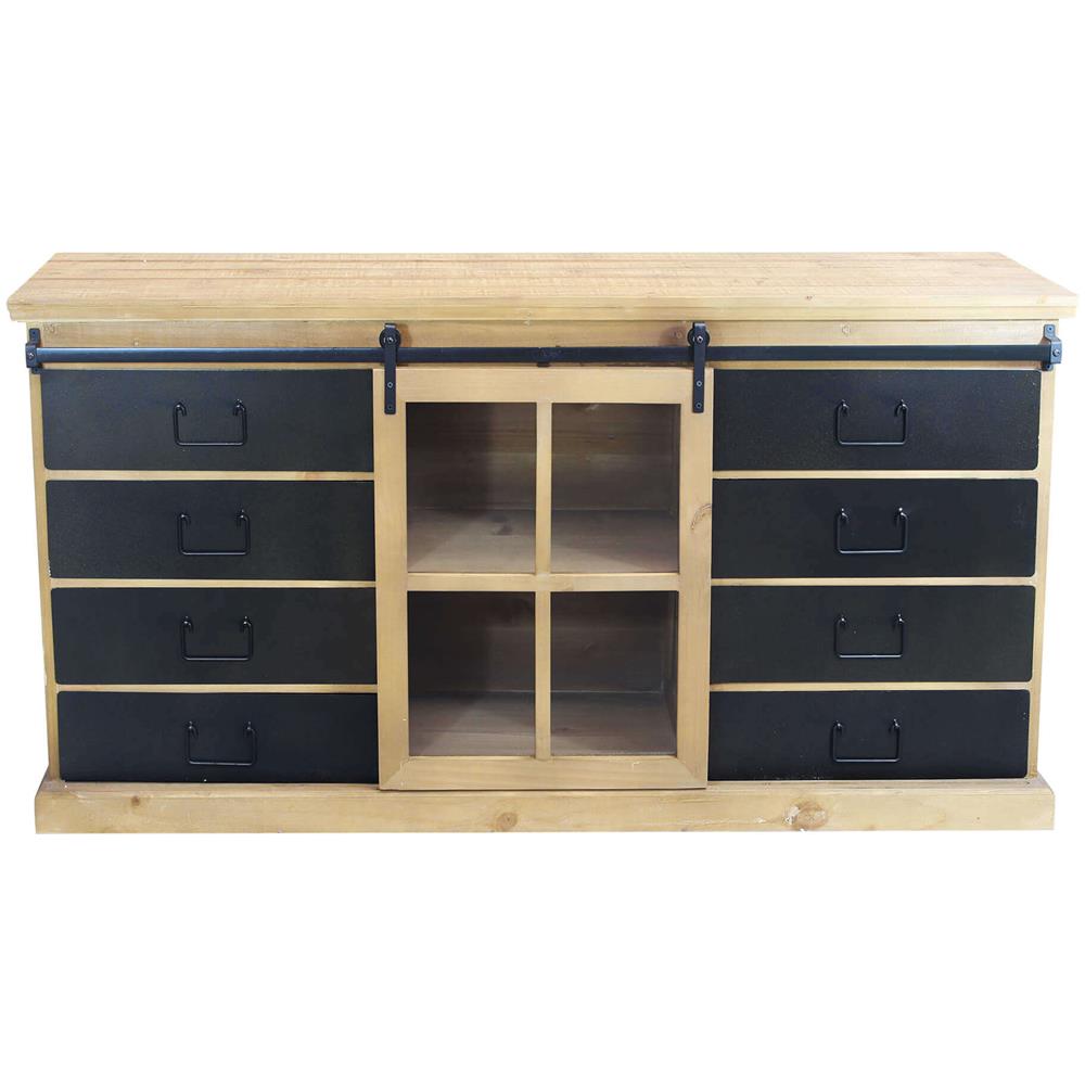 Calin - Madia Industrial In Acciaio E Legno - Foto 2